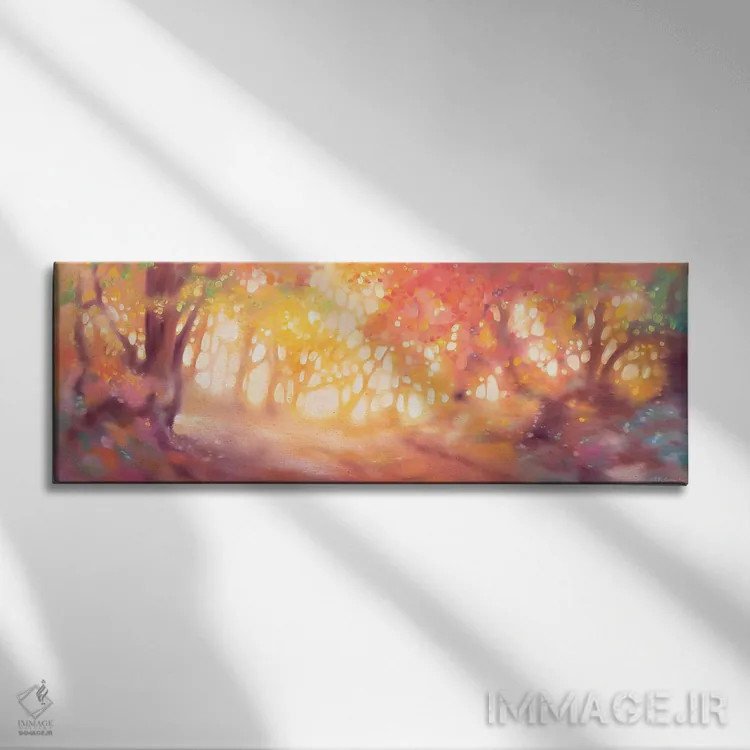تابلو درخشش اثر گیل بوستامانته - نمای روبهرو روی دیوار