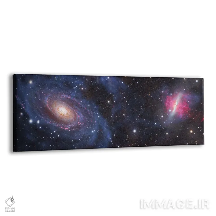 تابلو کهکشان بود (M81) و کهکشان سیگاری (M82) در دب اکبر اثر رابرت گندلر - نمای پرسپکتیو محصول