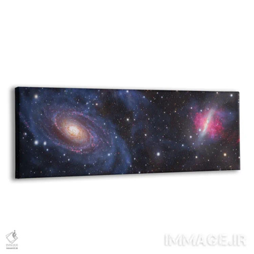 تابلو کهکشان بود (M81) و کهکشان سیگاری (M82) در دب اکبر اثر رابرت گندلر - نمای پرسپکتیو محصول