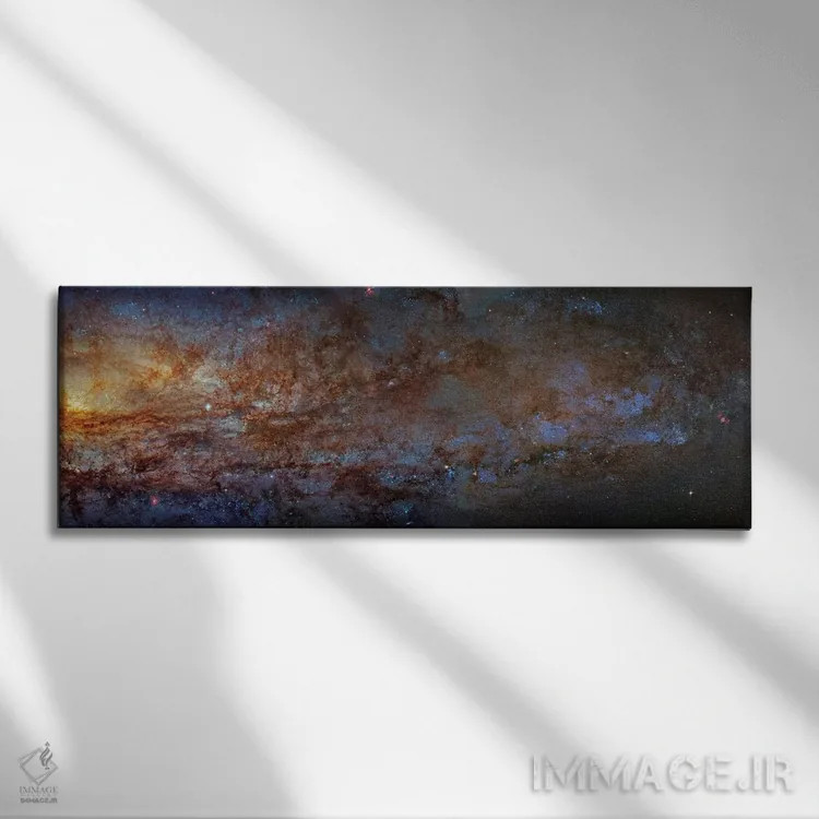 تابلو کهکشان حجّار (NGC 253) I اثر رابرت گندلر - نمای روبهرو روی دیوار