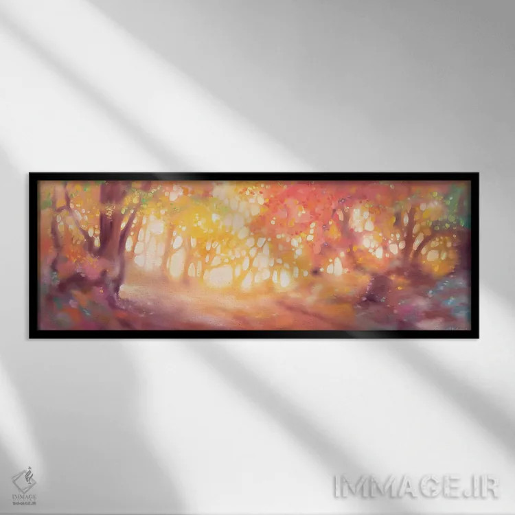 تابلو درخشش اثر گیل بوستامانته - نمای قابدار مشکی