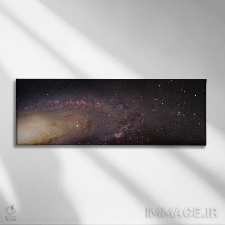 تابلو Andromeda Galaxy (PHAT) Mosaic II,M31، کهکشان آندرومدا (تصویر موزاییکی PHAT) II اثر رابرت گندلر - نمای روبهرو روی دیوار
