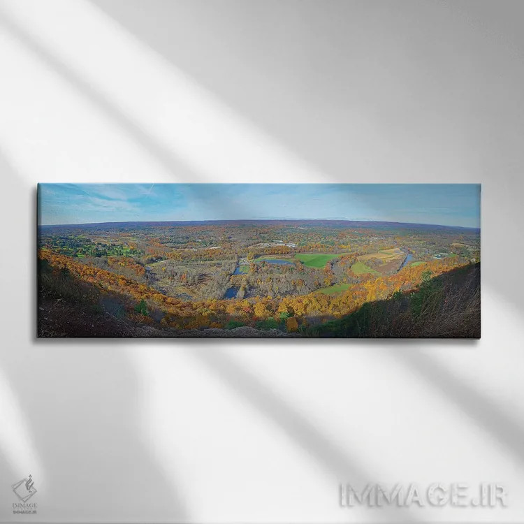 تابلو دره ۲۰۱۸ اثر رابرت گندلر - نمای روبهرو روی دیوار