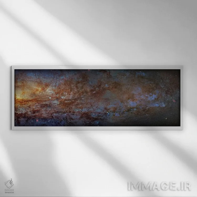 تابلو کهکشان حجّار (NGC 253) I اثر رابرت گندلر - نمای قابدار سفید