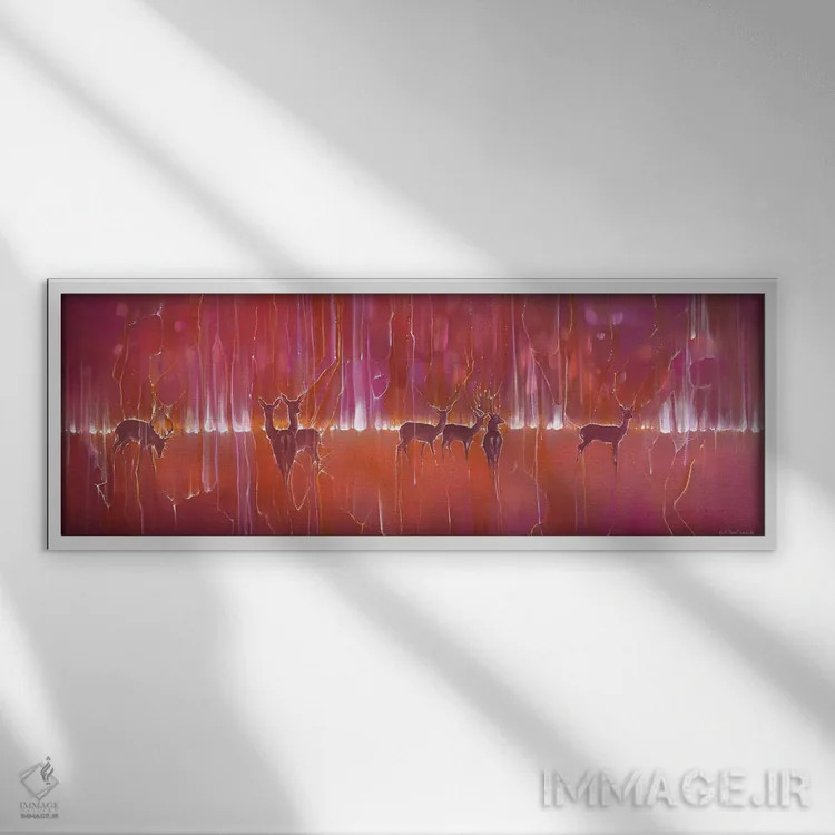 تابلو غیرزمینی اثر گیل بوستامانته - نمای قابدار سفید