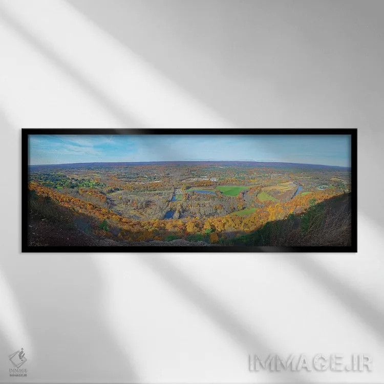 تابلو دره ۲۰۱۸ اثر رابرت گندلر - نمای قابدار مشکی