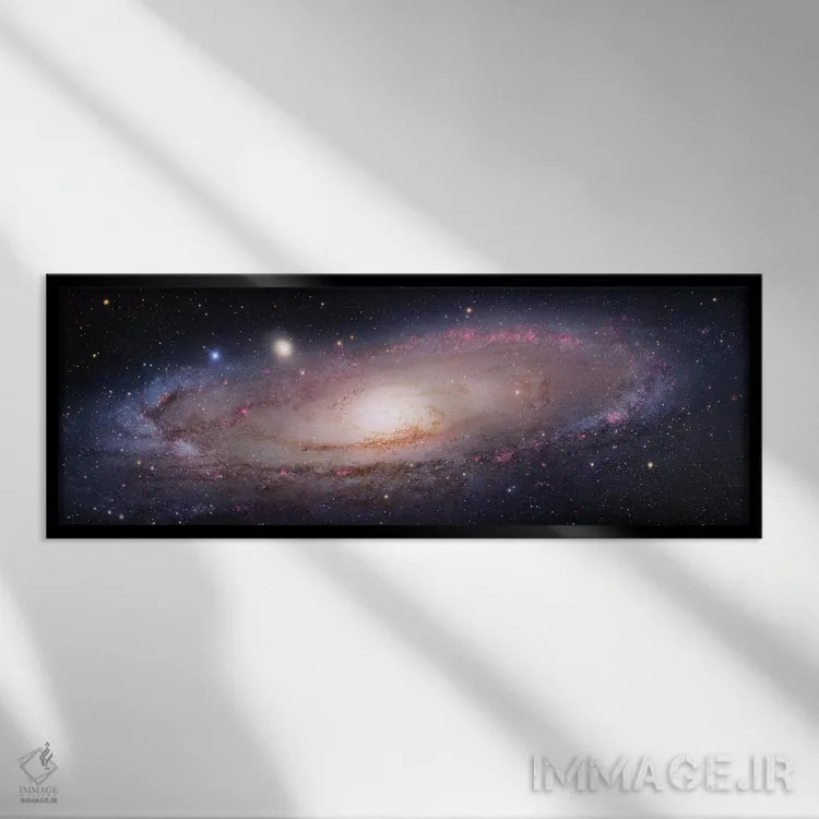تابلو Andromeda Galaxy VII,M31، کهکشان آندرومدا VII اثر رابرت گندلر - نمای قابدار مشکی