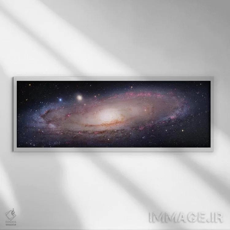 تابلو Andromeda Galaxy VII,M31، کهکشان آندرومدا VII اثر رابرت گندلر - نمای قابدار سفید
