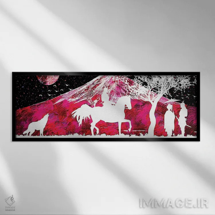 تابلو ژاپن اثر گب فرناندو - نمای قابدار مشکی