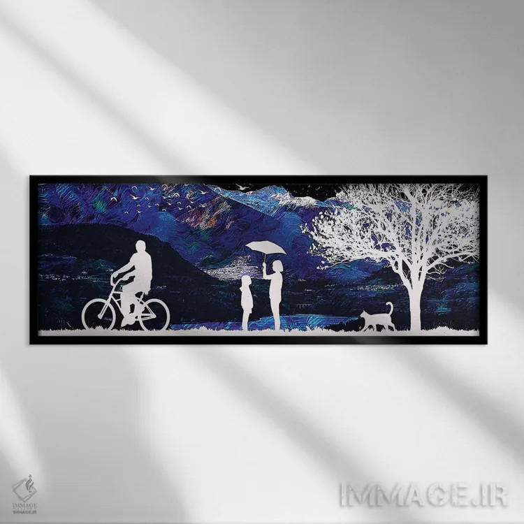 تابلو ترکم نکن اثر گب فرناندو - نمای قابدار مشکی