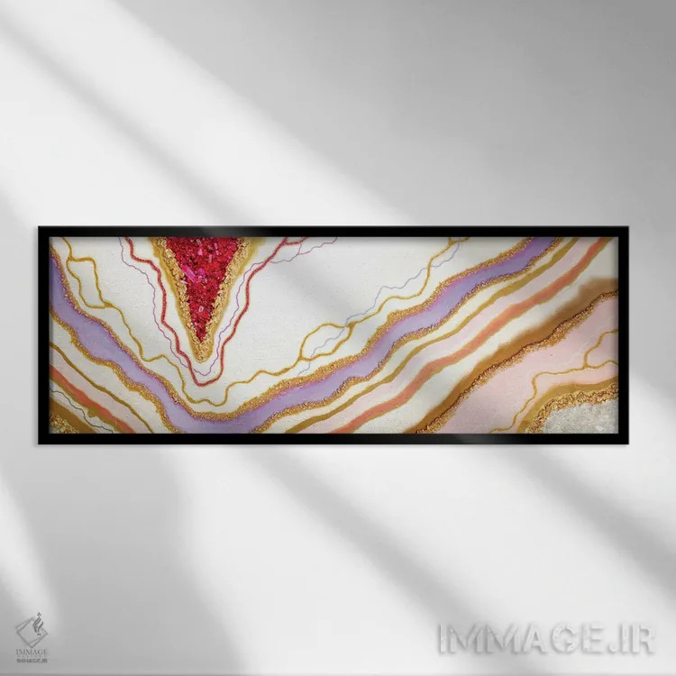 تابلو معبد آرزو اثر گوگا استودیو (استودیوی هنری) - نمای قابدار مشکی