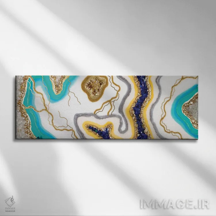 تابلو تالاب توهم اثر گوگا استودیو (استودیوی هنری) - نمای روبهرو روی دیوار