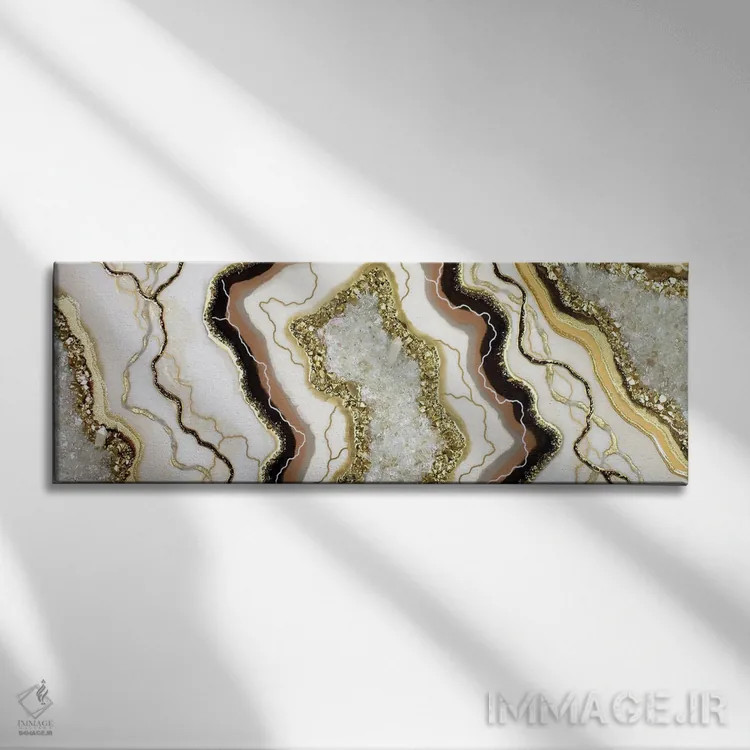 تابلو آثار باقیمانده از مدوسا اثر گوگا استودیو (استودیوی هنری) - نمای روبهرو روی دیوار