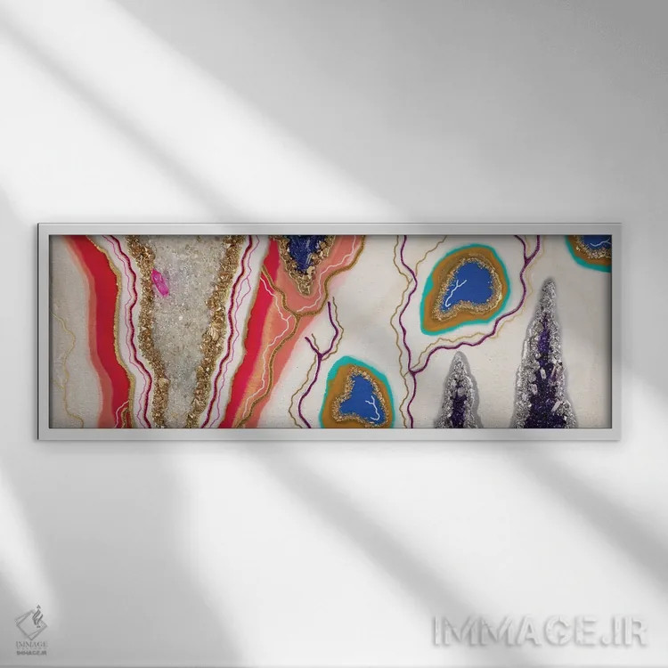 تابلو حقهٔ جادویی (شعبدهبازی) اثر گوگا استودیو (استودیوی هنری) - نمای قابدار سفید