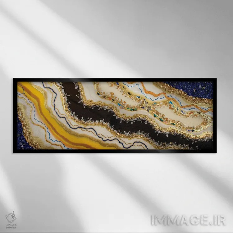 تابلو رم (ایتالیا) اثر گوگا استودیو (استودیوی هنری) - نمای قابدار مشکی