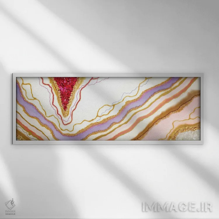 تابلو معبد آرزو اثر گوگا استودیو (استودیوی هنری) - نمای قابدار سفید