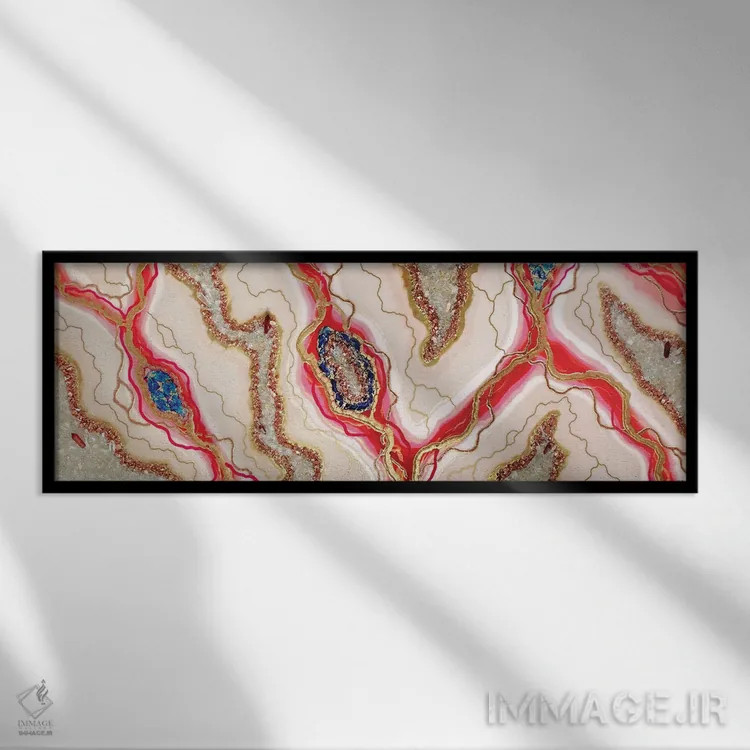 تابلو آن غروب اثر گوگا استودیو (استودیوی هنری) - نمای قابدار مشکی