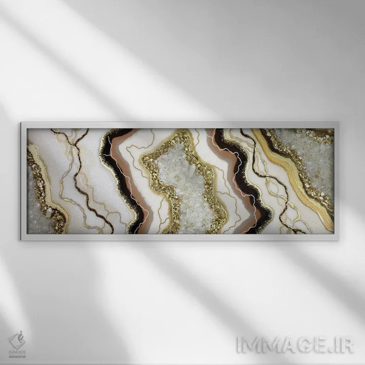 تابلو آثار باقیمانده از مدوسا اثر گوگا استودیو (استودیوی هنری) - نمای قابدار سفید