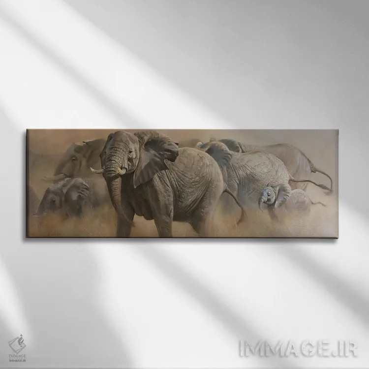 تابلو مادرسالار اثر گرانت هکینگ - نمای روبهرو روی دیوار