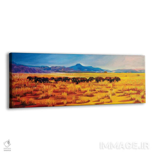 تابلو جایی که بوفالو میچرخید اثر گرگ هایل - نمای پرسپکتیو محصول