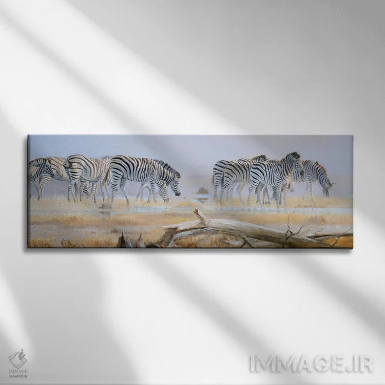 تابلو گرمای سوسوزننده اثر گرانت هکینگ - نمای روبهرو روی دیوار