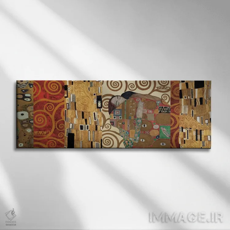 تابلو دکوراسیون کلیمت (نقاش اتریشی) اثر گوستاو کلیمت - نمای روبهرو روی دیوار