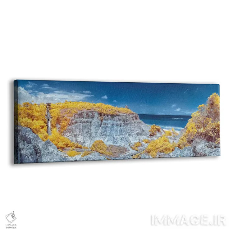تابلو منظره پانوراما از ساحل اثر گلاوکو منهالی - نمای پرسپکتیو محصول