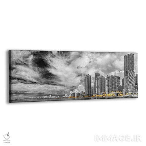 تابلو میامی مادون قرمز ۵ اثر گلاوکو منهالی - نمای پرسپکتیو محصول