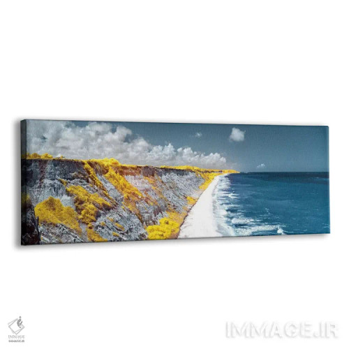 تابلو پانورامای ساحلی اثر گلاوکو منهالی - نمای پرسپکتیو محصول