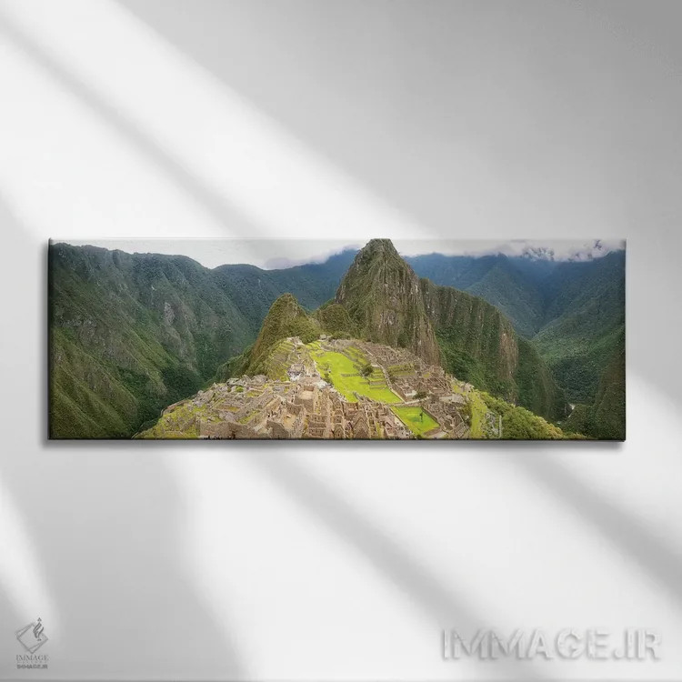 تابلو ماچو پیچو (پرو) اثر گلاوکو منهالی - نمای روبهرو روی دیوار