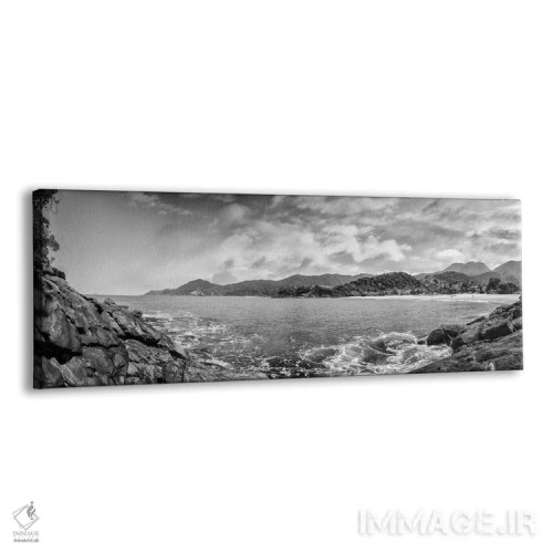 تابلو پانورامای ساحل اثر گلاوکو منهالی - نمای پرسپکتیو محصول