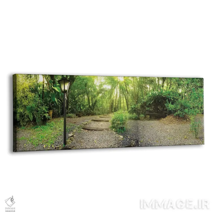 تابلو جنگل گرمسیری شماره ۱ اثر گلاوکو منهالی - نمای پرسپکتیو محصول