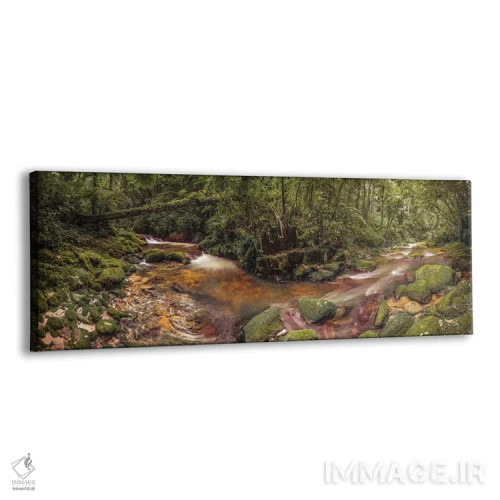 تابلو پانورامای داخل جنگل اثر گلاوکو منهالی - نمای پرسپکتیو محصول