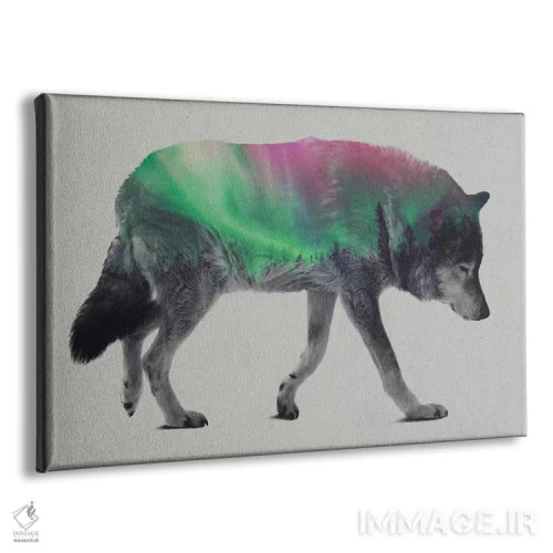 تابلو گرگ اثر آندریاس لیه - نمای پرسپکتیو محصول