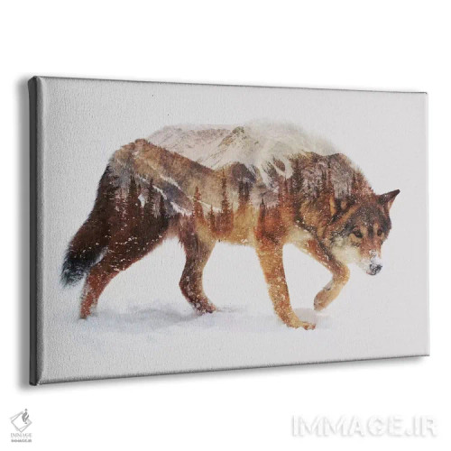 تابلو گرگ قطبی اثر آندریاس لیه - نمای پرسپکتیو محصول