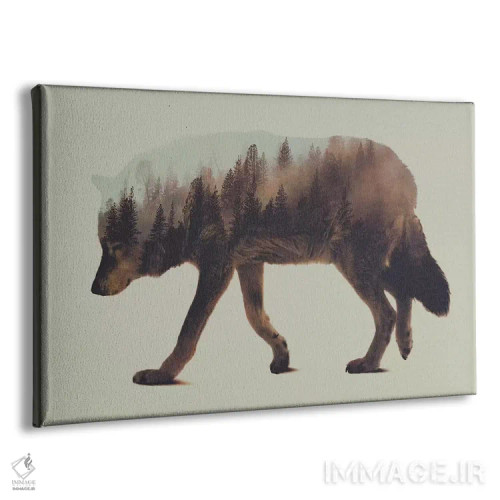 تابلو گرگ I اثر آندریاس لیه - نمای پرسپکتیو محصول