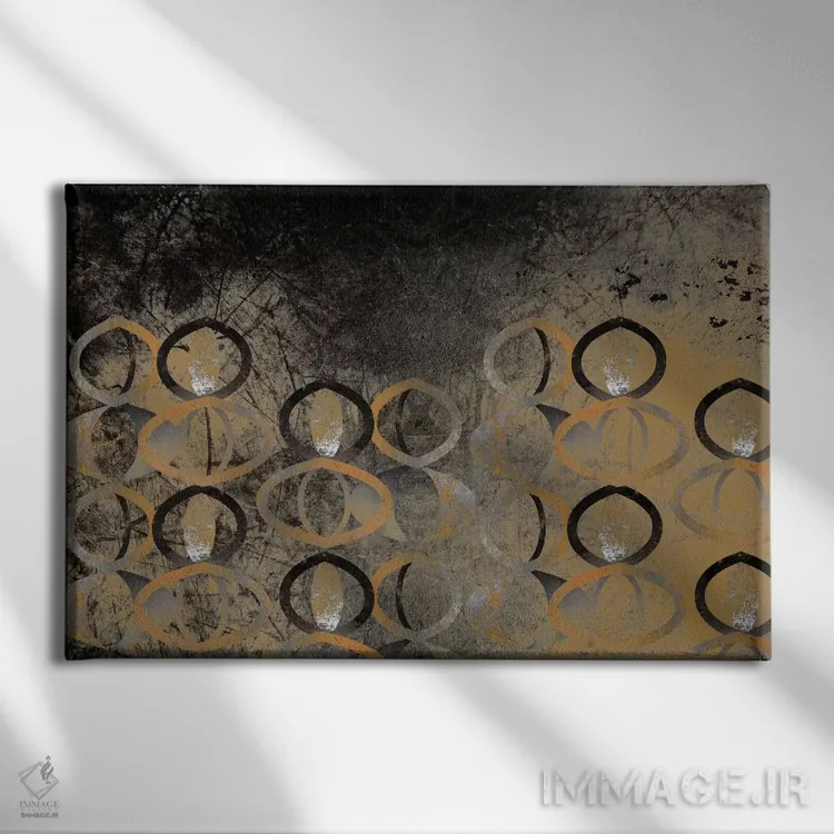 تابلو ادراک بصری اثر فایو بای فایو کالکتیو - نمای روبهرو روی دیوار