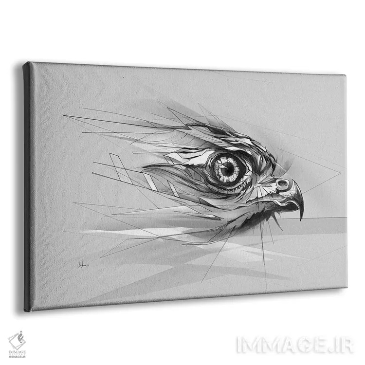 تابلو چشم شاهین اثر الکسیس مارکو - نمای پرسپکتیو محصول