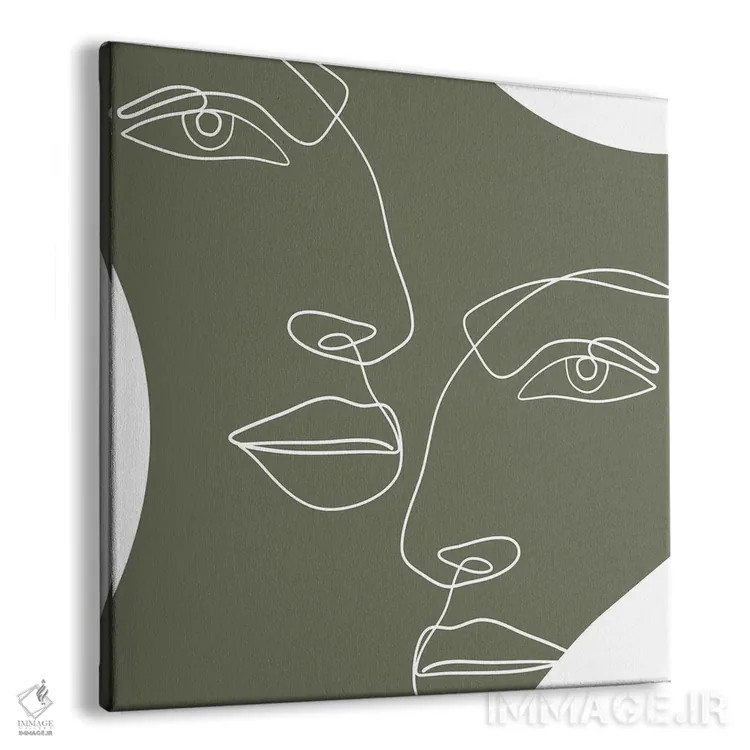 تابلو چهرهها ۳۲ اثر آرت میرانو - نمای پرسپکتیو محصول