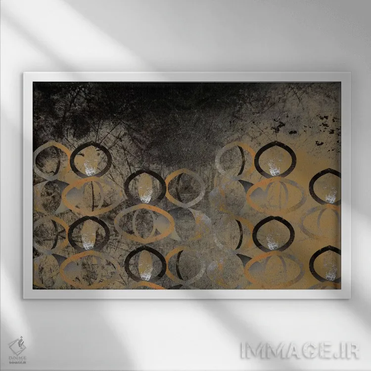 تابلو ادراک بصری اثر فایو بای فایو کالکتیو - نمای قابدار سفید