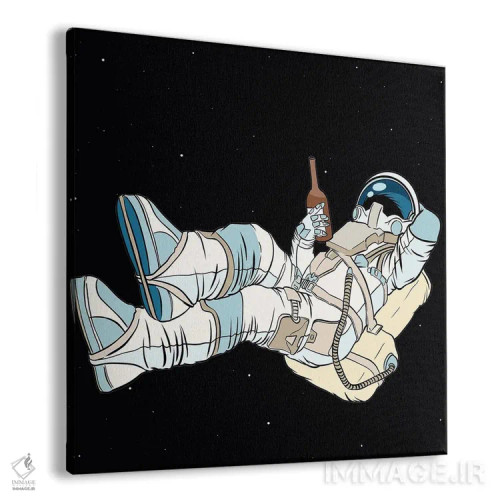 تابلو فضانورد در حال استراحت اثر آرت میرانو - نمای پرسپکتیو محصول