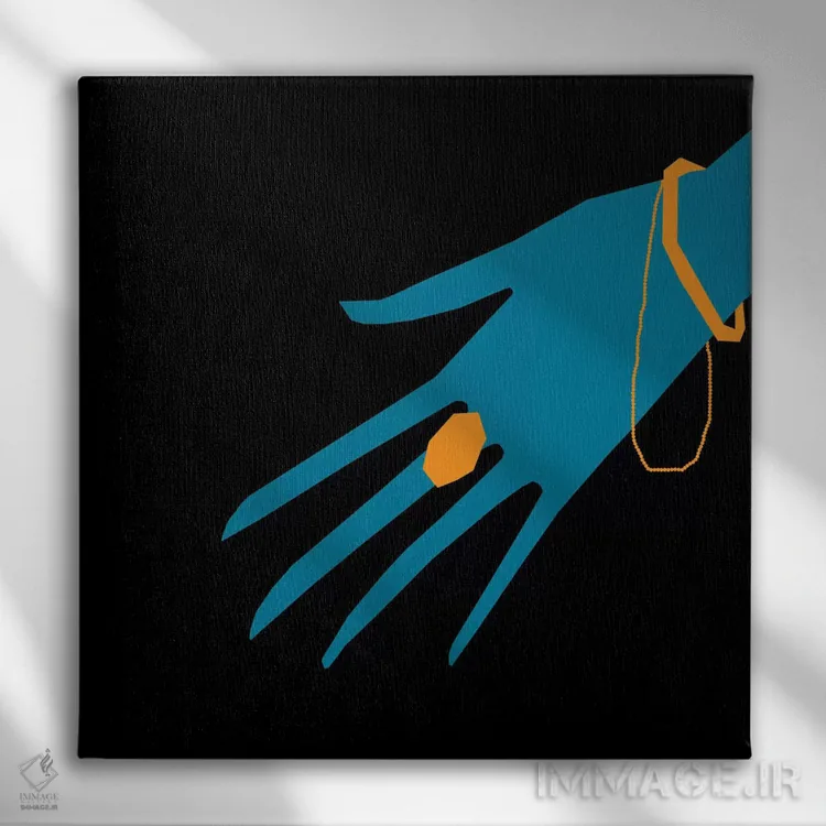 تابلو ویتالینا اثر آرت میرانو - نمای روبهرو روی دیوار