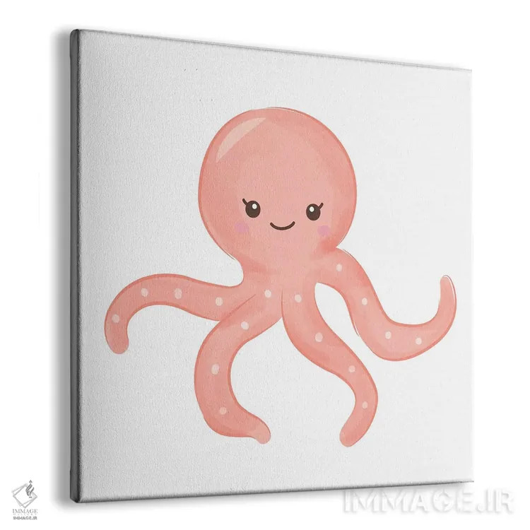 تابلو موجودات دریایی بامزه اثر آرت میرانو - نمای پرسپکتیو محصول