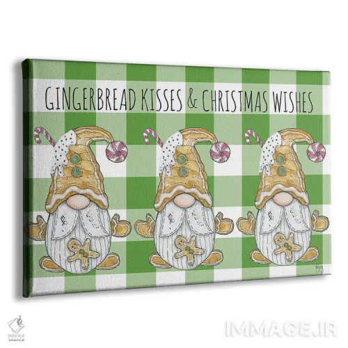 تابلو بوسههای نان زنجبیلی اثر اشلی بردلی - نمای پرسپکتیو محصول