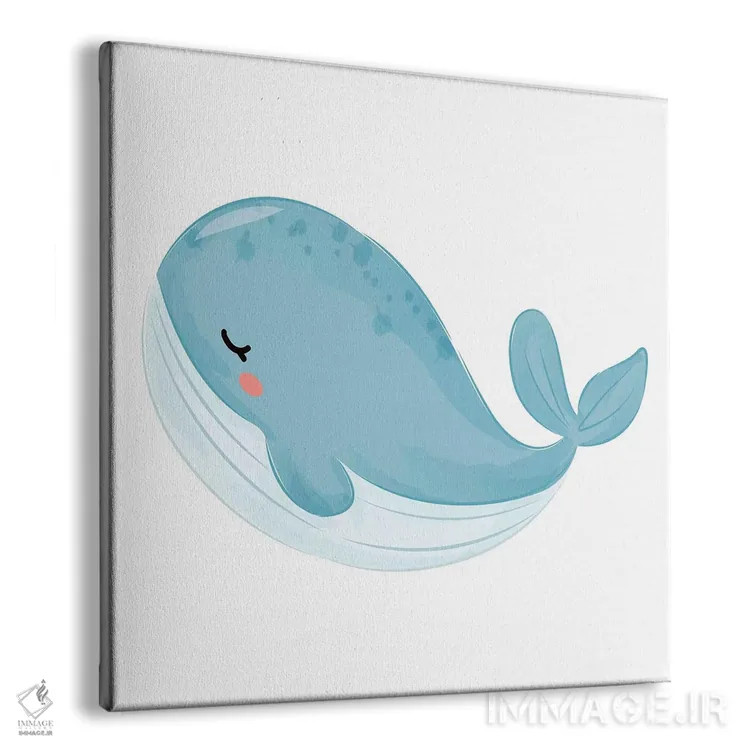 تابلو موجودات دریایی بامزه اثر آرت میرانو - نمای پرسپکتیو محصول