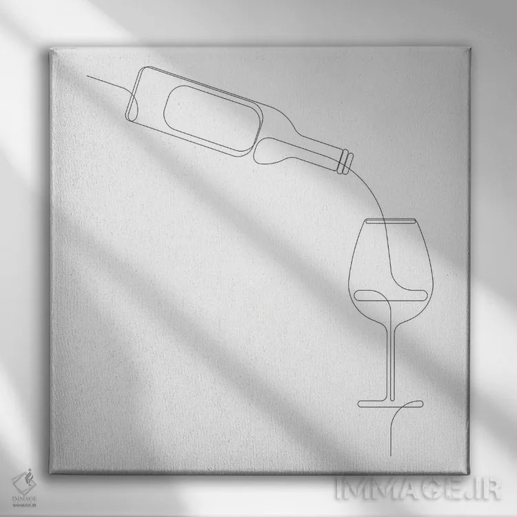 تابلو شرابیرنگ اثر ادیلوم - نمای روبهرو روی دیوار