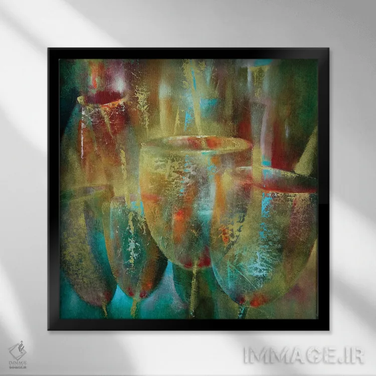 تابلو بازتاب اثر آنت شموکر - نمای قابدار مشکی