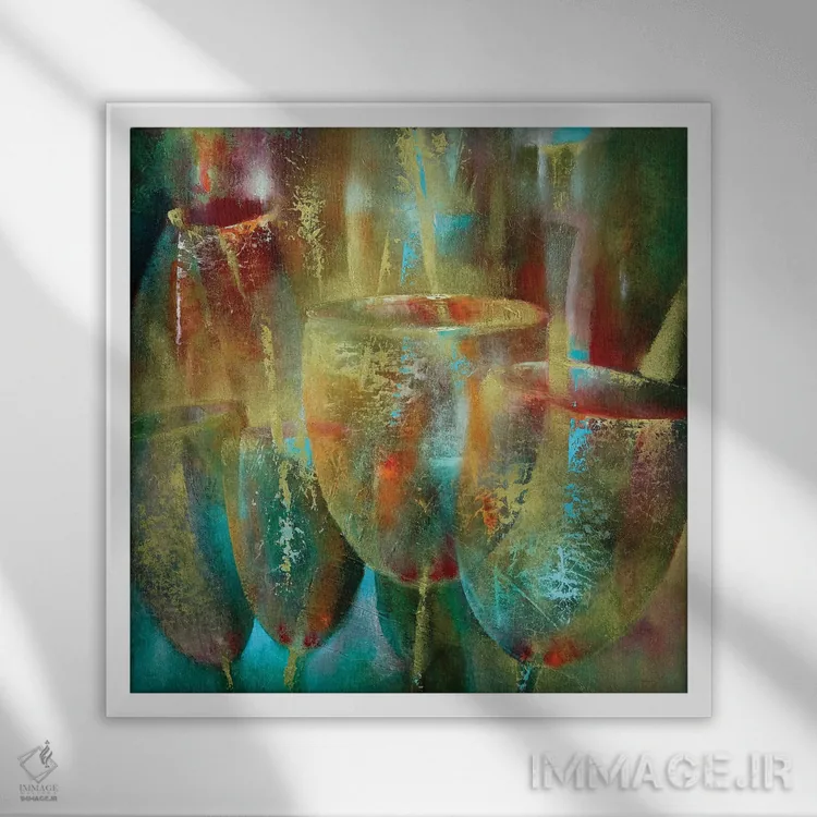 تابلو بازتاب اثر آنت شموکر - نمای قابدار سفید