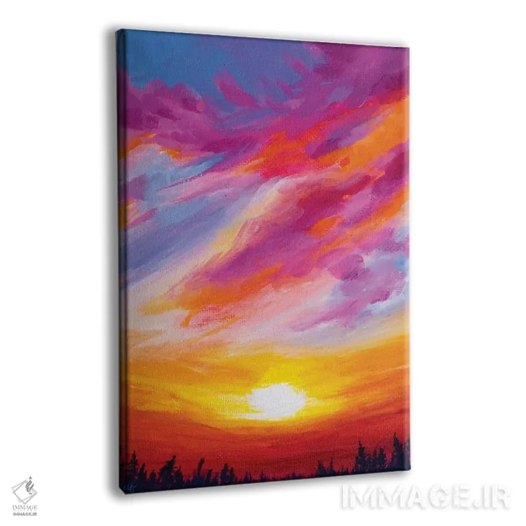 تابلو غروب نوامبر دوم اثر آندریا فِیرفرویس - نمای پرسپکتیو محصول