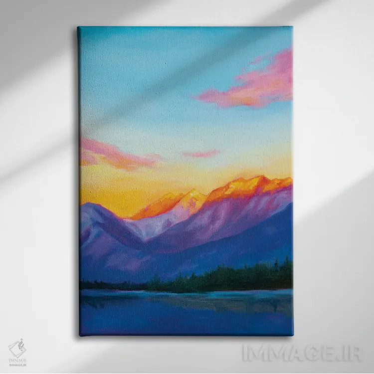 تابلو صبح اثر آندریا فِیرفرویس - نمای روبهرو روی دیوار